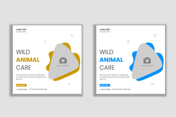 Download Animal Care Abstract Social Media Banner - Banner Collection