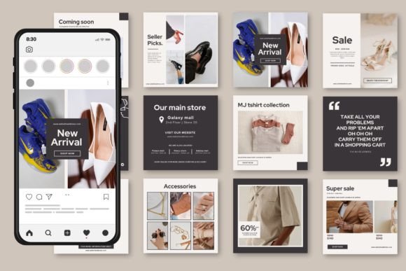 Download Clothing Fashion Instagram Post Template - Fashion instagram Collection
