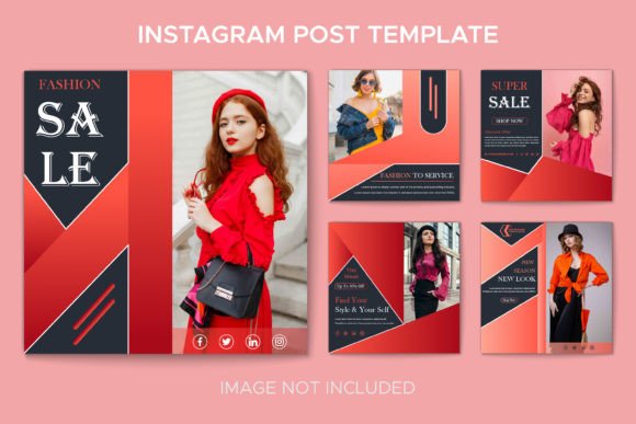 Download Modern Fashion Instagram Post Collection - Fashion instagram Collection