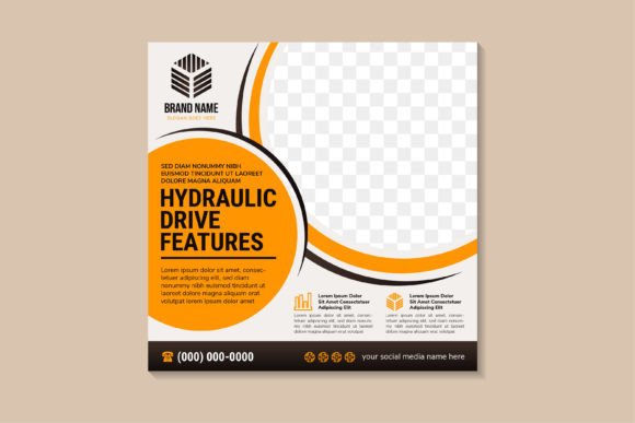 Download Hydraulic Drive Square Banner - Banner Collection