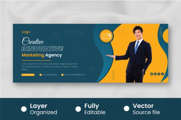 Download Modern Business Cover for Facebook Template - Premium Bundle