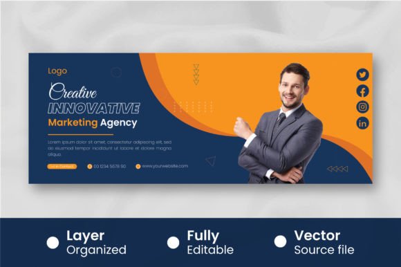 Download Modern Business Cover for Facebook Template - Facebook template Collection