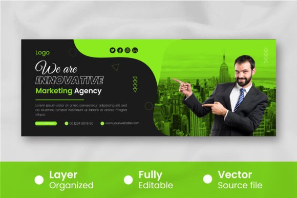 Download Modern Business Cover for Facebook Template - Facebook template Collection