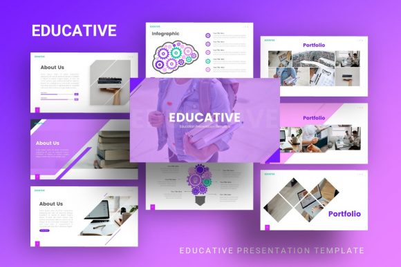 Download Presentation Template - Educative - Presentation Collection