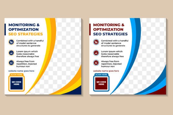 Download Monitoring &amp; Optimazation Square Banner - Banner Collection